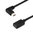 Short Right Angle USB Type-C Extension (Female) Adapter Cable (30cm)
